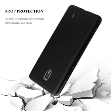 Nokia 1 2018 Suojakuori Kotelo Cover (Musta)