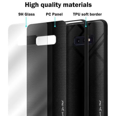 Samsung Galaxy S10e Suojakuori Kotelo (Musta)