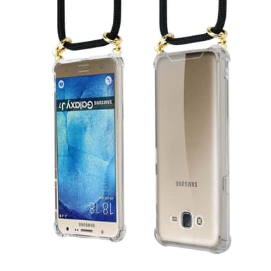 Samsung Galaxy J7 2015 Suojakuori Kotelo (Musta)