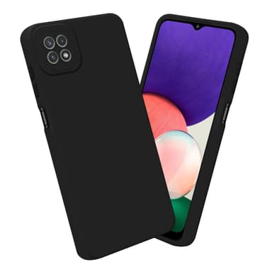 Samsung Galaxy A22 5G Suojakuori Kotelo (Musta)