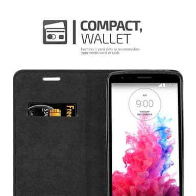 LG G3 STYLUS Suojakuori Lompakkokotelo (Punainen)