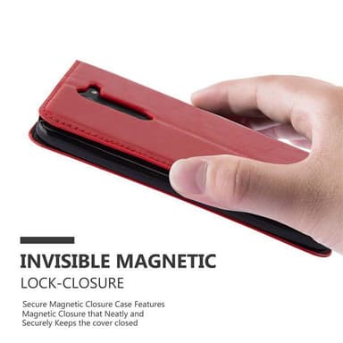 LG G3 STYLUS Suojakuori Lompakkokotelo (Punainen)