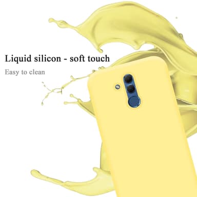 Huawei MATE 20 LITE Suojakuori Kotelo (Keltainen)