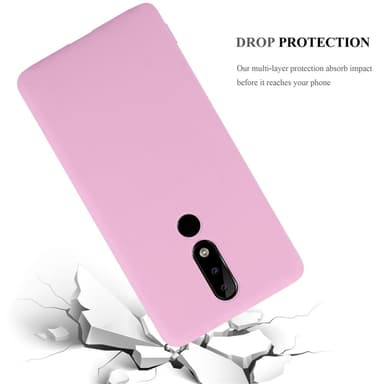 Suojakuori Nokia 5.1 PLUS / X5 Kotelo (Vaaleanpunainen)