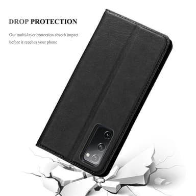 Samsung Galaxy S20 FE Suojakuori Lompakkokotelo (Musta)
