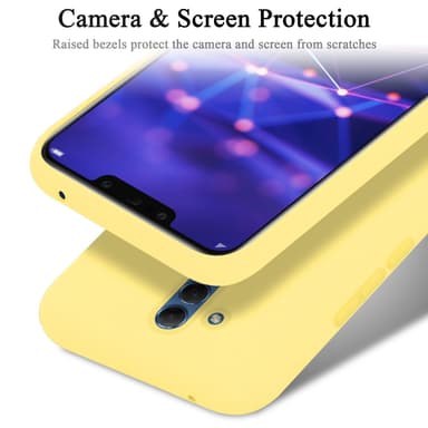 Huawei MATE 20 LITE Suojakuori Kotelo (Keltainen)