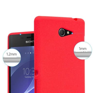 Suojakuori Sony Xperia M2 / M2 AQUA Kotelo (Punainen)