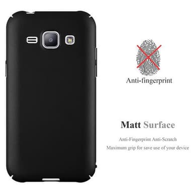 Samsung Galaxy J1 2015 Suojakuori Kotelo Cover (Musta)