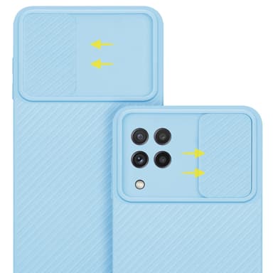 Samsung Galaxy A22 4G Suojakuori Kotelo (Sininen)