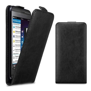 Blackberry Z10 Suojakuori Lompakkokotelo (Musta)