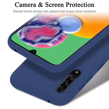 Samsung Galaxy A90 5G Suojakuori Kotelo (Sininen)