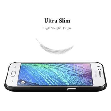 Samsung Galaxy J1 2015 Suojakuori Kotelo Cover (Musta)