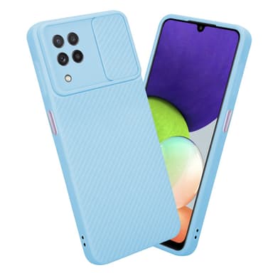 Samsung Galaxy A22 4G Suojakuori Kotelo (Sininen)