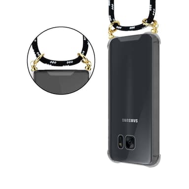 Samsung Galaxy S7 EDGE Suojakuori Kotelo (Musta)