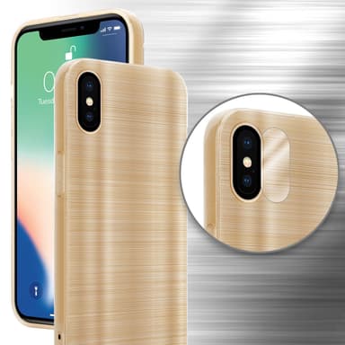 Suojakuori iPhone X / XS Kotelo (kulta)