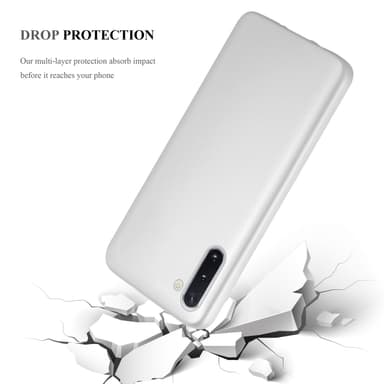 Samsung Galaxy NOTE 10 Suojakuori Kotelo (Hopea)