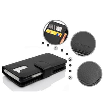 Suojakuori LG G2 MINI Lompakkokotelo (Musta)