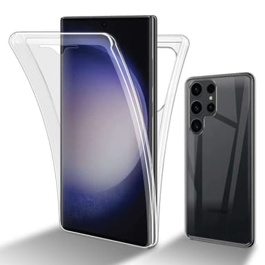 Samsung Galaxy S23 ULTRA Suojakuori Cover (Läpinäkyvä)