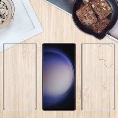 Samsung Galaxy S23 ULTRA Suojakuori Cover (Läpinäkyvä)
