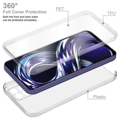 Realme 8i / Narzo 50 4G Suojakuori Cover (Läpinäkyvä)