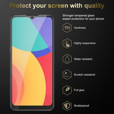Alcatel 1S 2021 / 3L 2021 3x Suojakalvo Karkaistu lasi