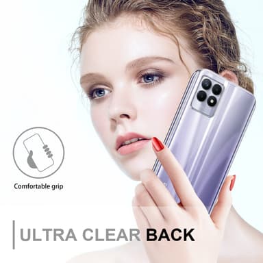 Realme 8i / Narzo 50 4G Suojakuori Cover (Läpinäkyvä)
