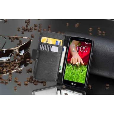 Suojakuori LG G2 MINI Lompakkokotelo (Musta)