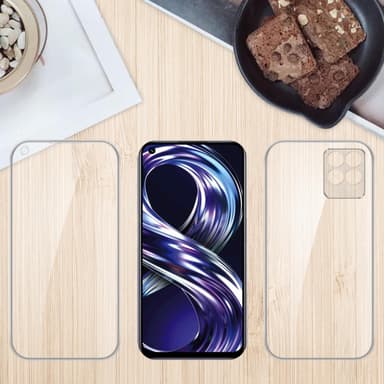 Realme 8i / Narzo 50 4G Suojakuori Cover (Läpinäkyvä)