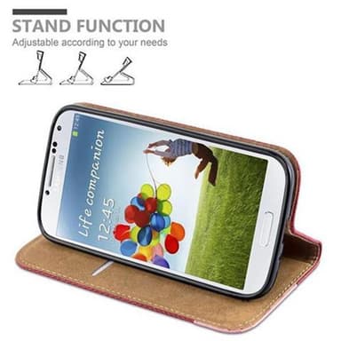 Lompakkokotelo Samsung Galaxy S4 Suojakuori (Punainen)