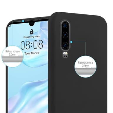 Suojakuori Huawei P30 Kotelo (Musta)