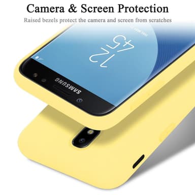 Samsung Galaxy J7 2017 Suojakuori Kotelo (Keltainen)