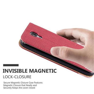 Lompakkokotelo Samsung Galaxy S4 Suojakuori (Punainen)