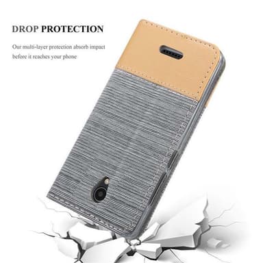 Lenovo B Suojakuori Lompakkokotelo (harmaa)