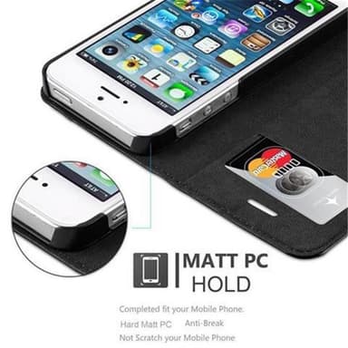 iPhone 5 / 5S / SE 2016 Suojakuori Lompakkokotelo