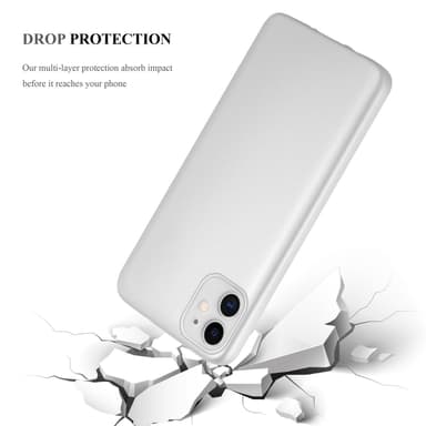 iPhone 11 Suojakuori Kotelo (Hopea)