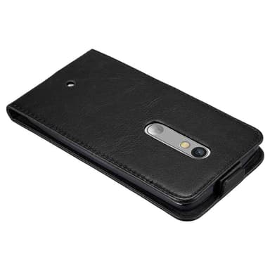 Motorola MOTO X PLAY Suojakuori Lompakkokotelo (Musta)