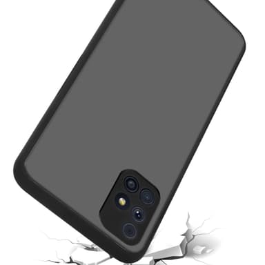 Samsung Galaxy M31s Suojakuori Kotelo (Musta)