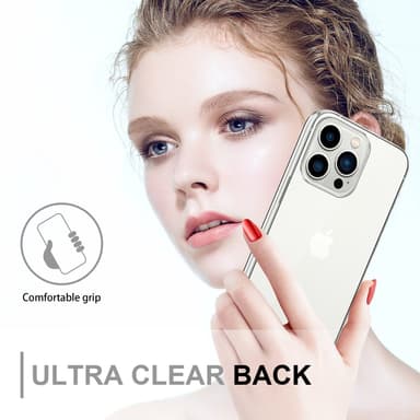 iPhone 14 PRO Suojakuori Case Cover (Läpinäkyvä)