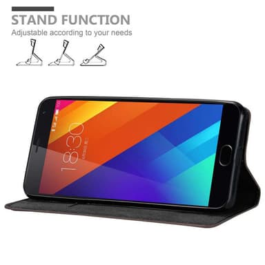 MEIZU MX5 Suojakuori Lompakkokotelo (Ruskea)