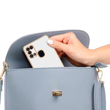 Samsung Galaxy M31 Suojakuori Cover (Valkoinen)