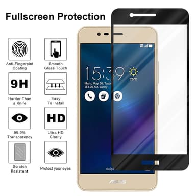 Asus ZenFone 3 MAX (5.2 Zoll) Suojakalvo Karkaistu lasi