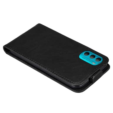 Motorola MOTO G71 5G Suojakuori Lompakkokotelo (Musta)