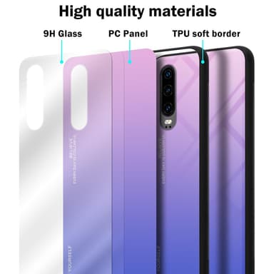 Suojakuori Huawei P30 Kotelo (Musta)