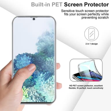 Samsung Galaxy S20 Suojakuori Cover (Läpinäkyvä)