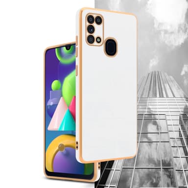 Samsung Galaxy M31 Suojakuori Cover (Valkoinen)