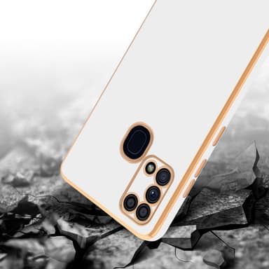 Samsung Galaxy M31 Suojakuori Cover (Valkoinen)