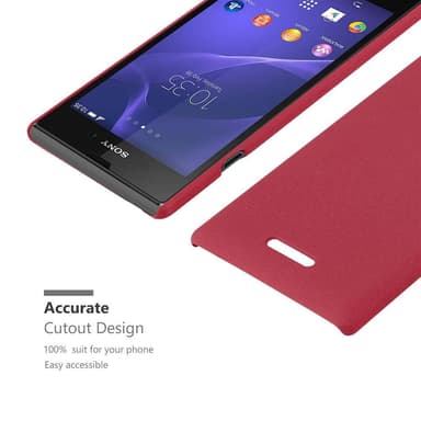 Sony Xperia T3 Suojakuori Kotelo Case (Punainen)