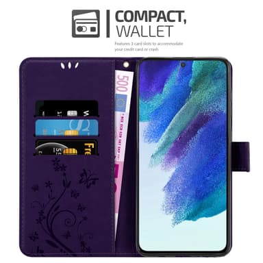 Samsung Galaxy S22 Suojakuori Lompakkokotelo (Violetti)
