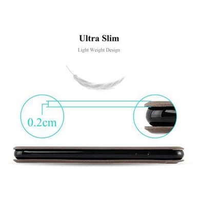 Lompakkokotelo Samsung Galaxy S6 Case (Ruskea)
