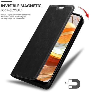 LG K61 Suojakuori Lompakkokotelo (Musta)